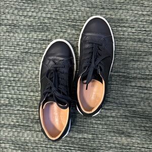Greats Black Leather Sneakers, Women’s, Size 8